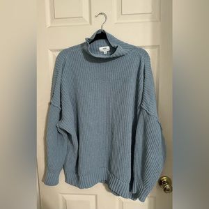 AERIE CHENILLE MOCKNECK SWEATER SIZE L